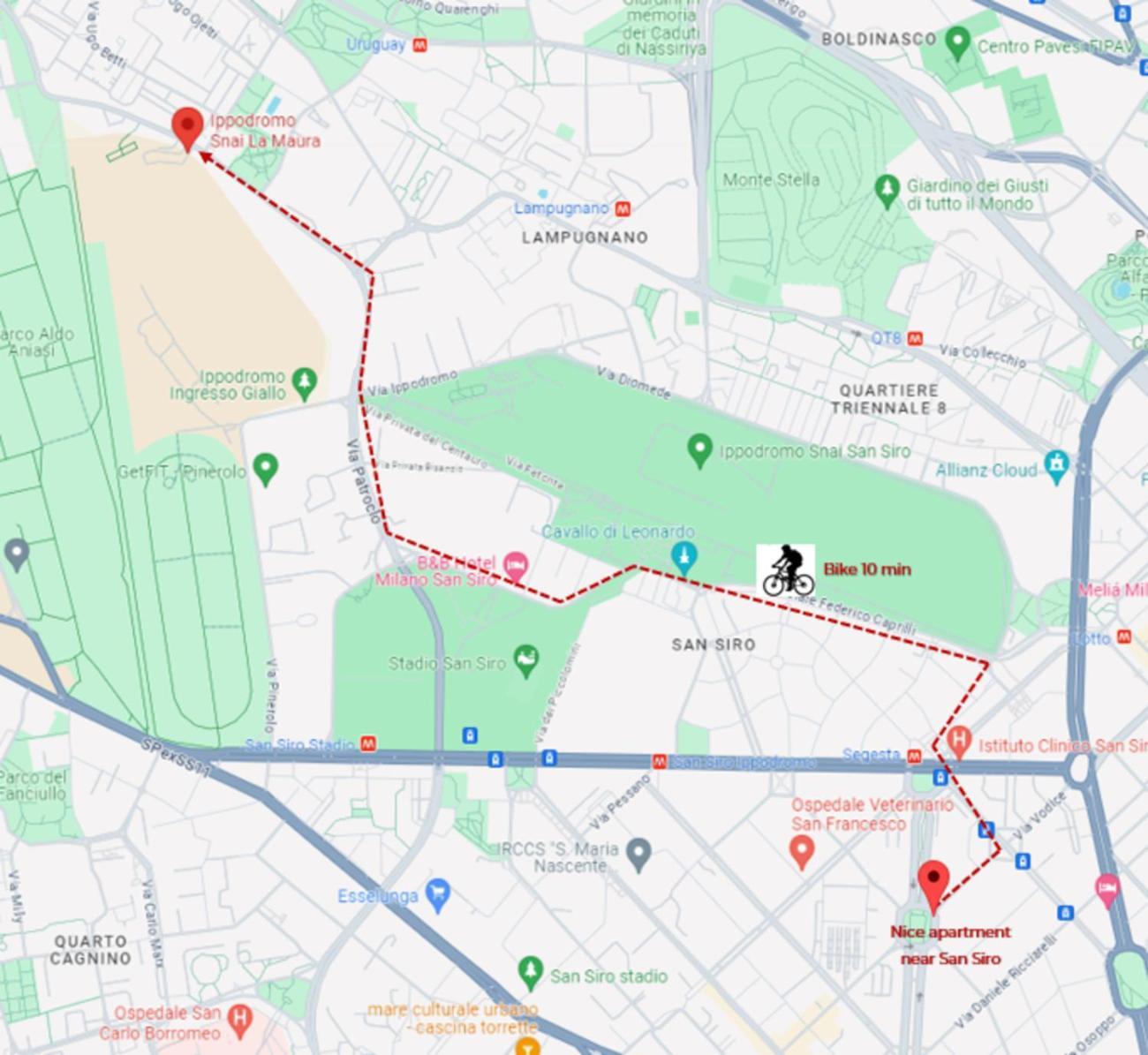 San Siro Comfort Apartment In Milano Eksteriør billede